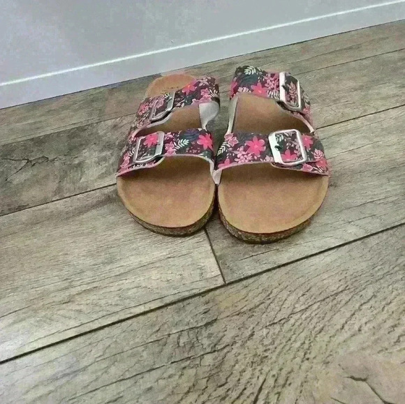 BOBBIE  BROOKS womens flower sandals large 9/10 - Picture 16 of 16